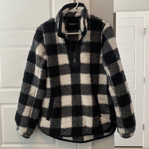 Abercrombie & Fitch Sherpa Pullover - Picture 1 of 8